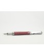 Stylo plume en cuir de lezard veritable
