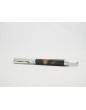 Stylo Roller Ecaille et chrome