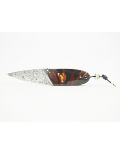 Petite lame damas  Carapace de Tortue